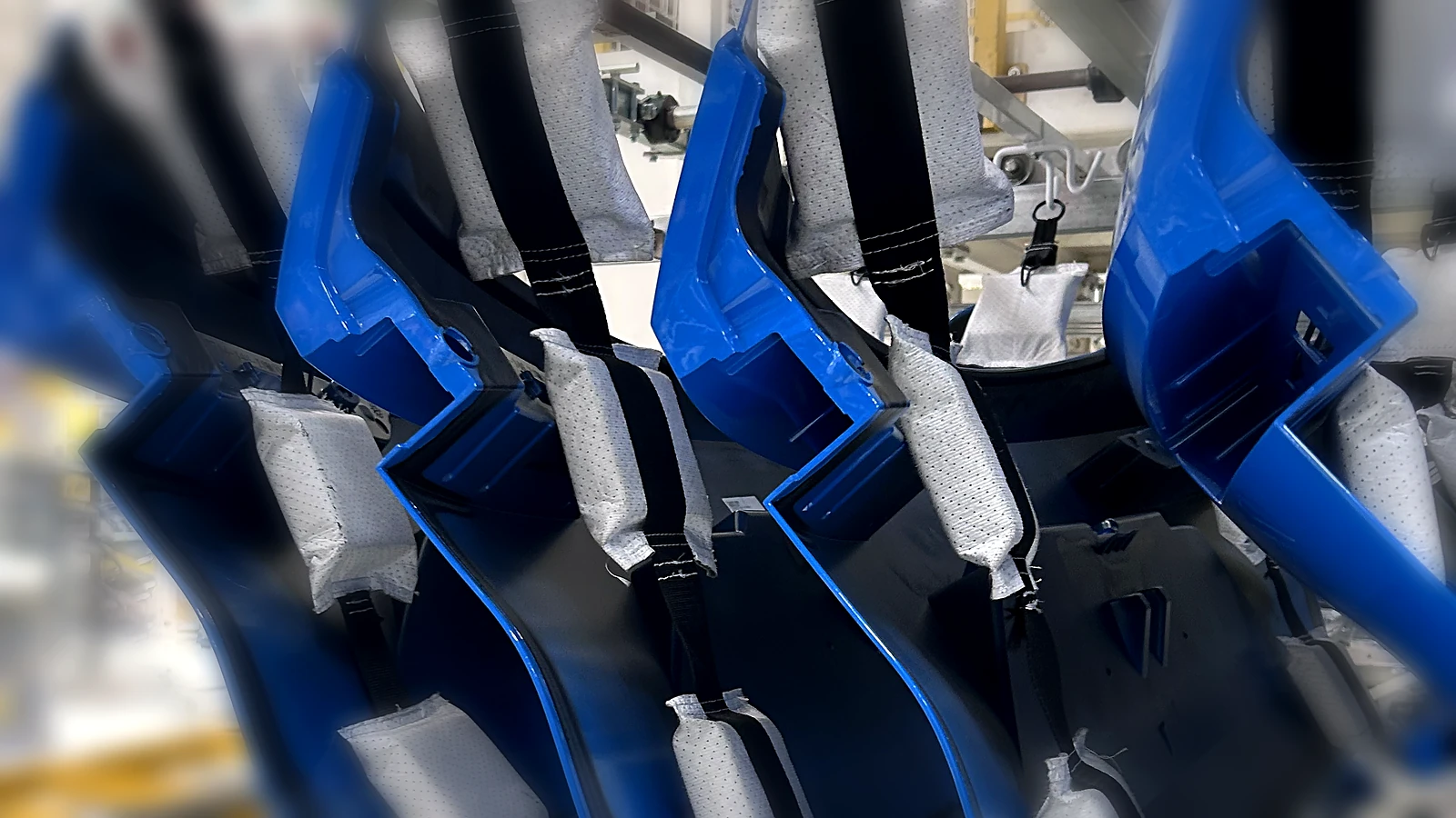 Protective separators on painted parts